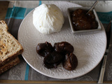Autour d'un ingrédient , chèvre fourré au confit de figues sèches