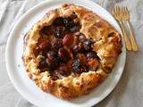 Tarte rustique aux quetsches (Rustic plum tart)